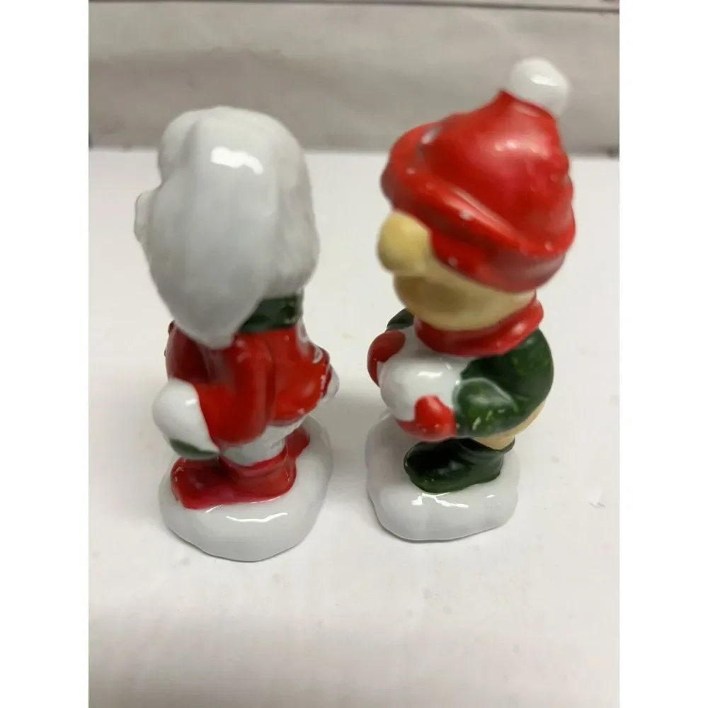 Salt and Pepper‎ Shakers House of Lloyd Christmas Critters Ceramic Bunny Bear